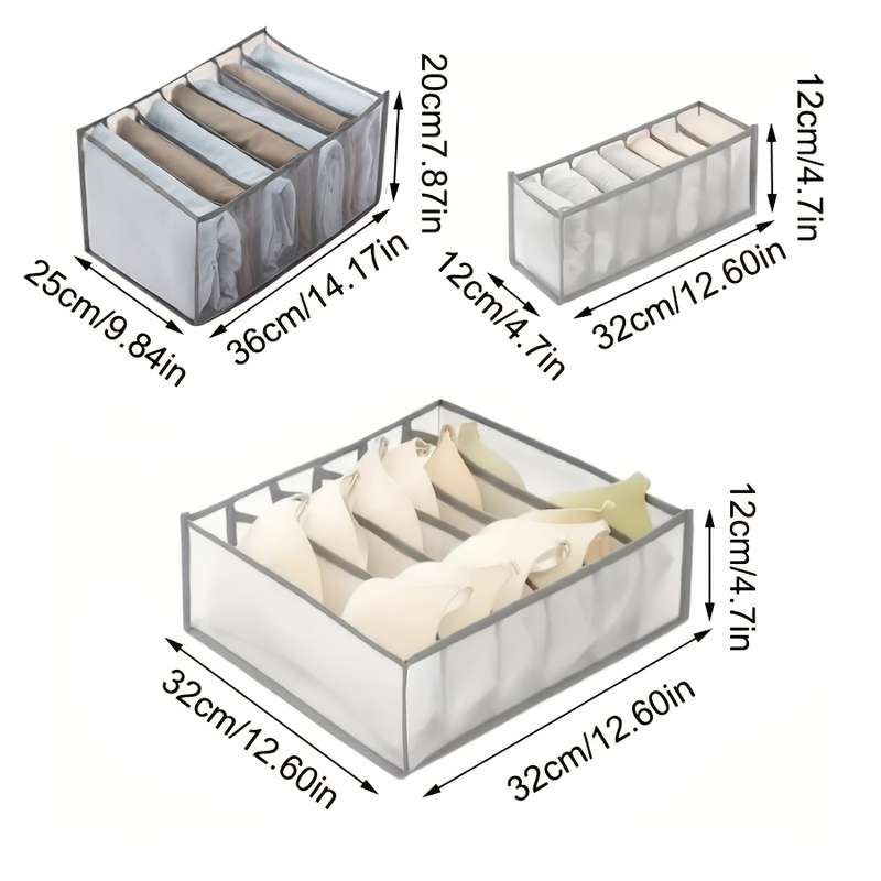Transparent Mesh Storage Bags