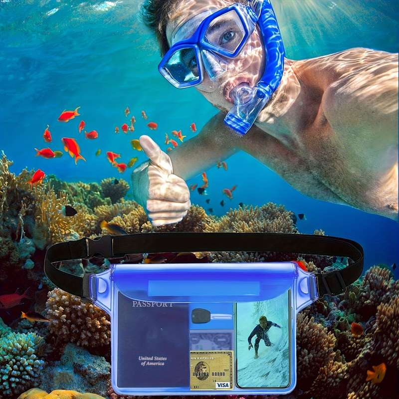 3-layer Waterproof Sealed High-Quality Waterproof PVC Swimming and Diving Bag