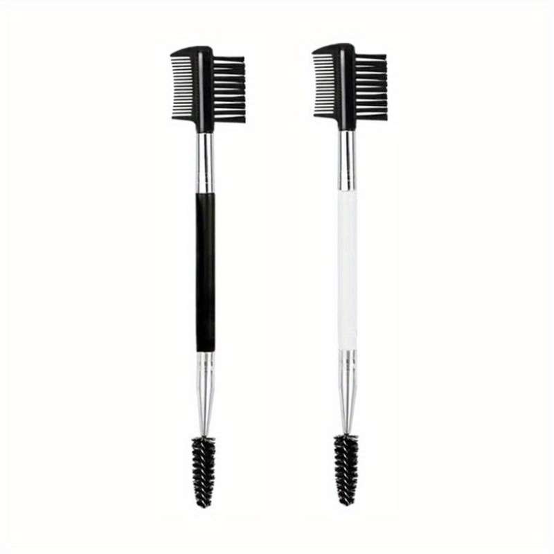 Dual-Head Eyebrow and Eyelash Brush