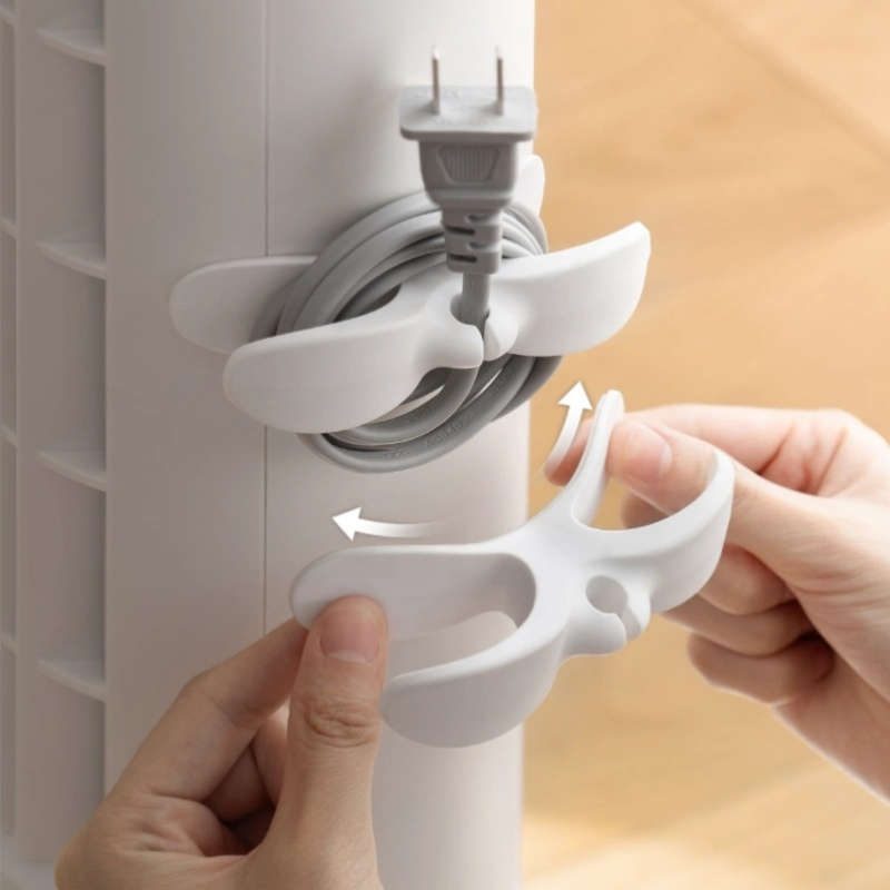 10-Pack Plastic Cord Organizer Clips
