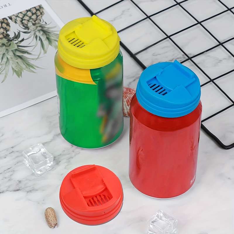 3pcs Colorful Reusable Soda Can Lids