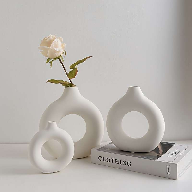Boho Geometric Plastic Vases