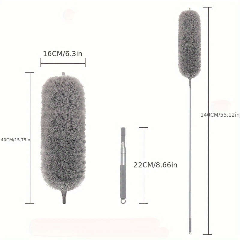1pc Extendable Microfiber Duster