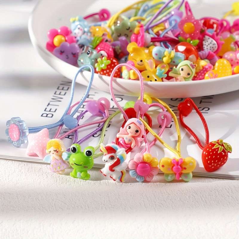 Cartoon Pattern Hair Ties
