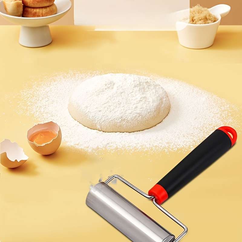 Stainless Steel T-Shaped Pastry Roller