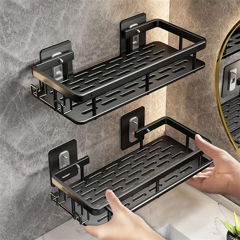 Easy-Install Aluminum Wall Shelf