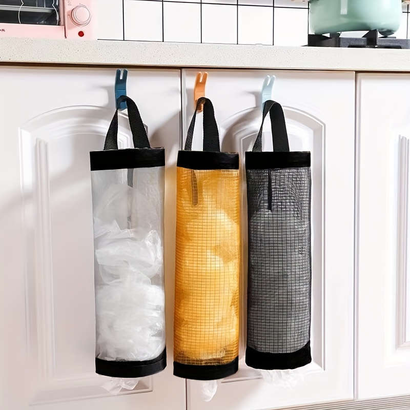 Space-Saving Wall-Mounted Kitchen Plastic Bag Dispenser