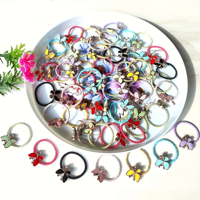 2pcs Girls Butterfly Hair