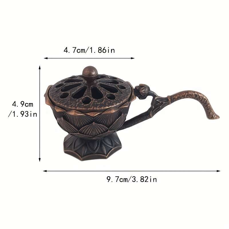 1pc Handheld for Lotus Incense Burner