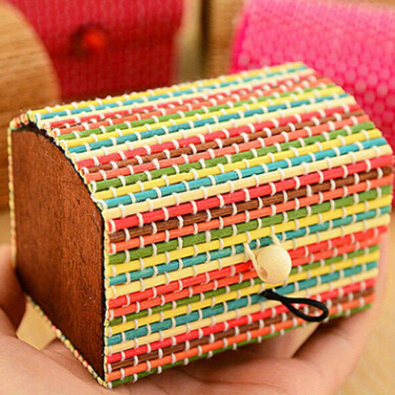 Mini Bamboo Storage Box