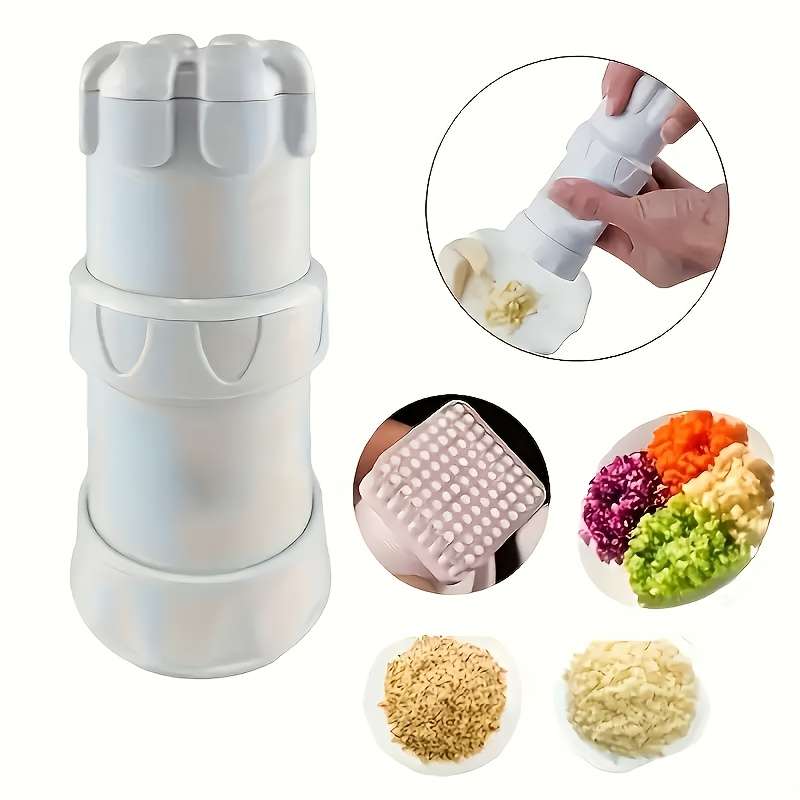 1pc Multifunctional Mini Garlic Slicer and Press