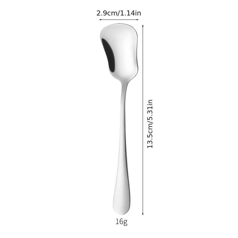 1pc Hoshen Stainless Steel Dessert Spoon