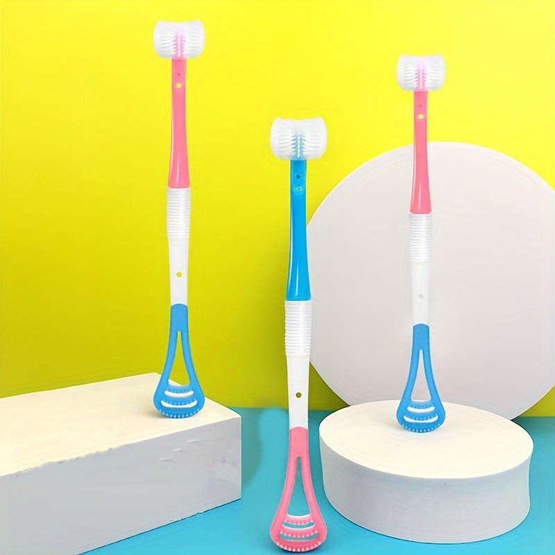 3-Sided U-Shape Silicone Toothbrush