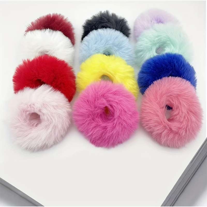 Minimalist Style Solid Color Hair Tie