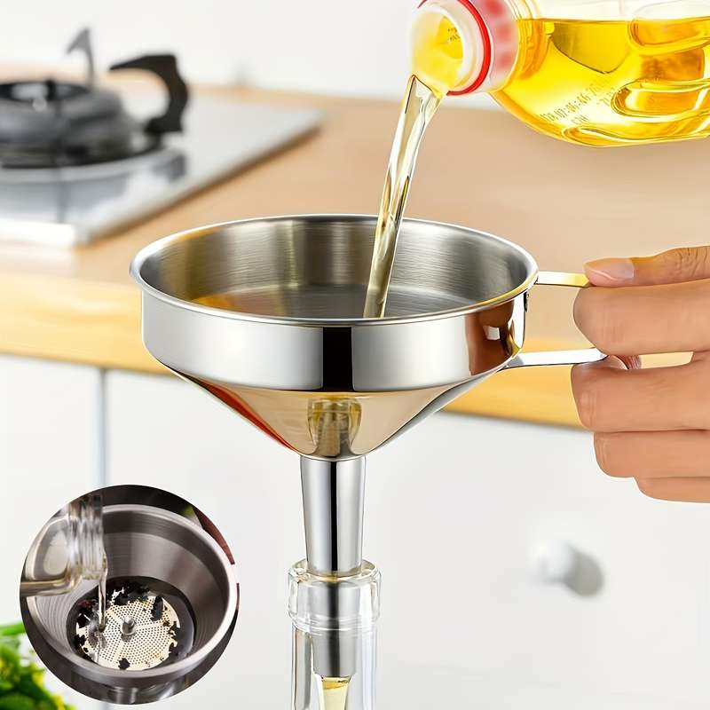 1pcStainless Steel Funnel