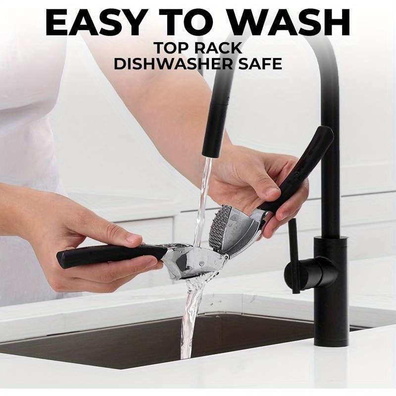 Garlic Press Crusher and Mincer with Sturdy Construction