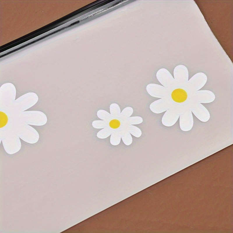 10pcs Daisy Pattern Cosmetic Bags