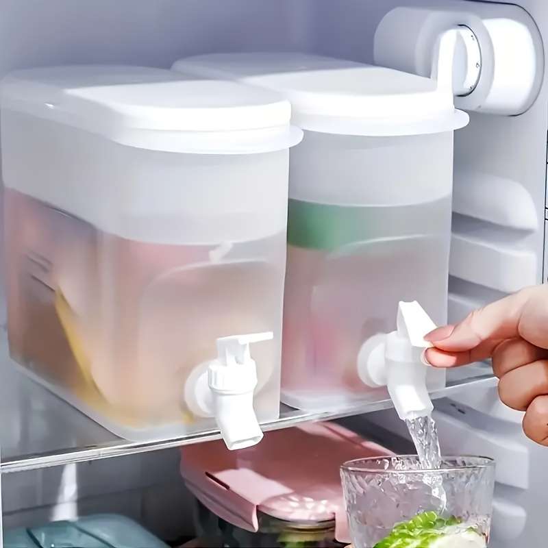 Large Capacity Refrigerator Drink Dispenser with Faucet