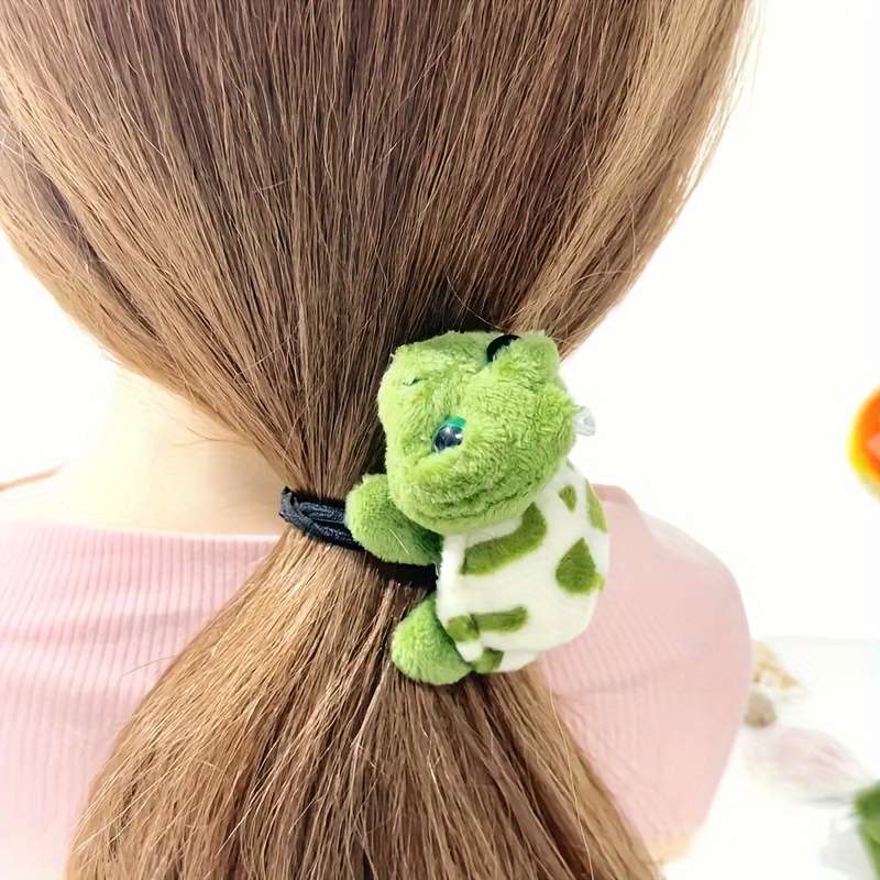 Cute Animal Plush Turtle Hair Ties