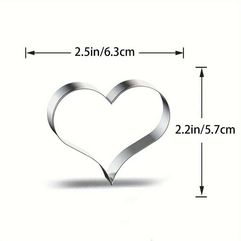 Heart-shaped Stainless Steel Cookie Cutter