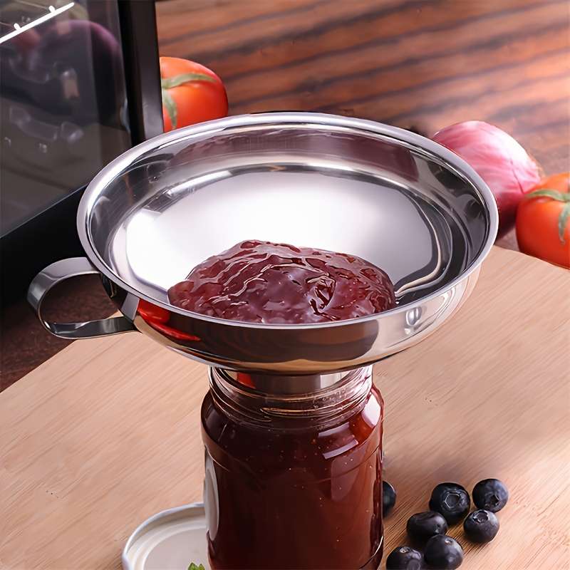 2pcs Stainless Steel Funnel Set For Mason Jars