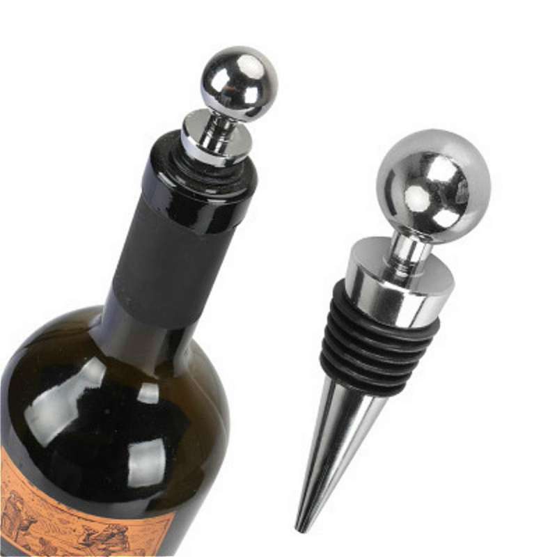 Wine Bottle Stopper Red Wine Beverage Champagne Preserver Cork Vacuum Sealed Bottle Cap Wedding Favo