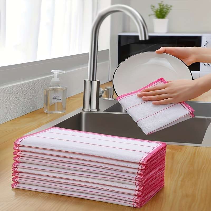Ultra-Absorbent Microfiber Dish Cloths