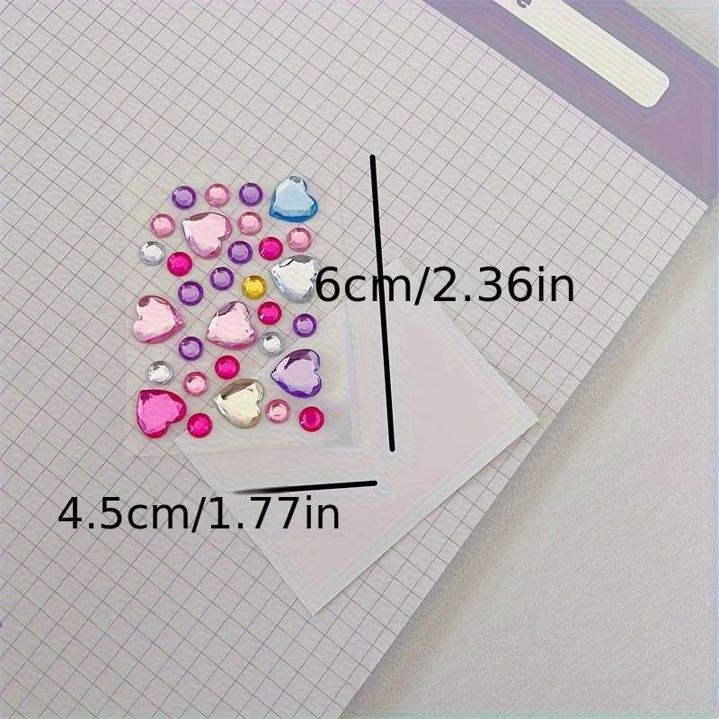1pack?Colorful Diamond Mini Sticker Accessories Diy Acrylic Three-Dimensional Decoration