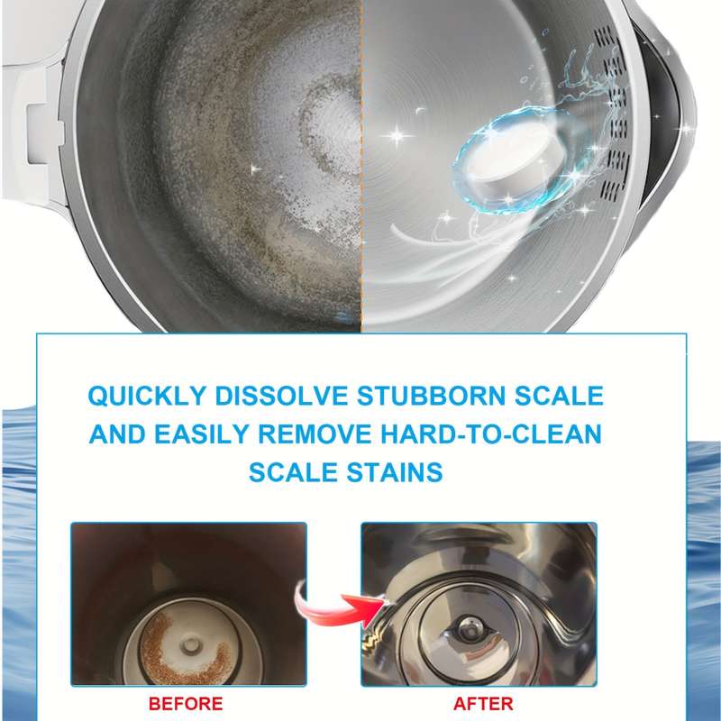 20-Pack All-Purpose Limescale Remover Effervescent Cleaning Tablets