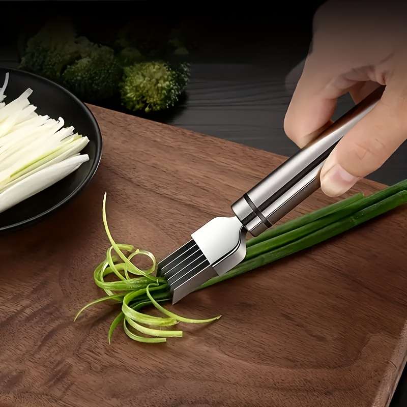 Versatile Stainless Steel Kitchen Grater - Perfect For Scallions
