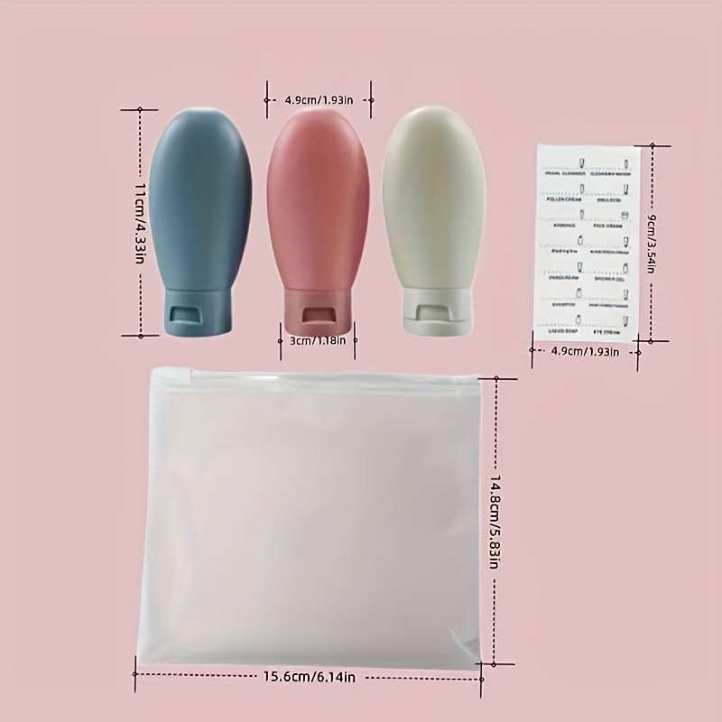 Travel bottle set