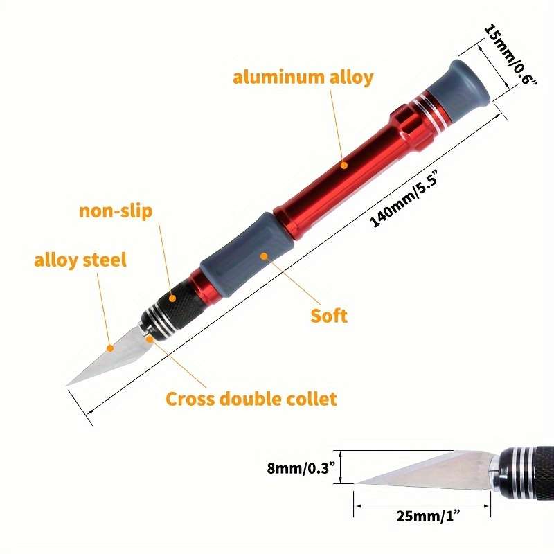 Craft Hobby Knife Aluminum Alloy Rod Precision Cutter
