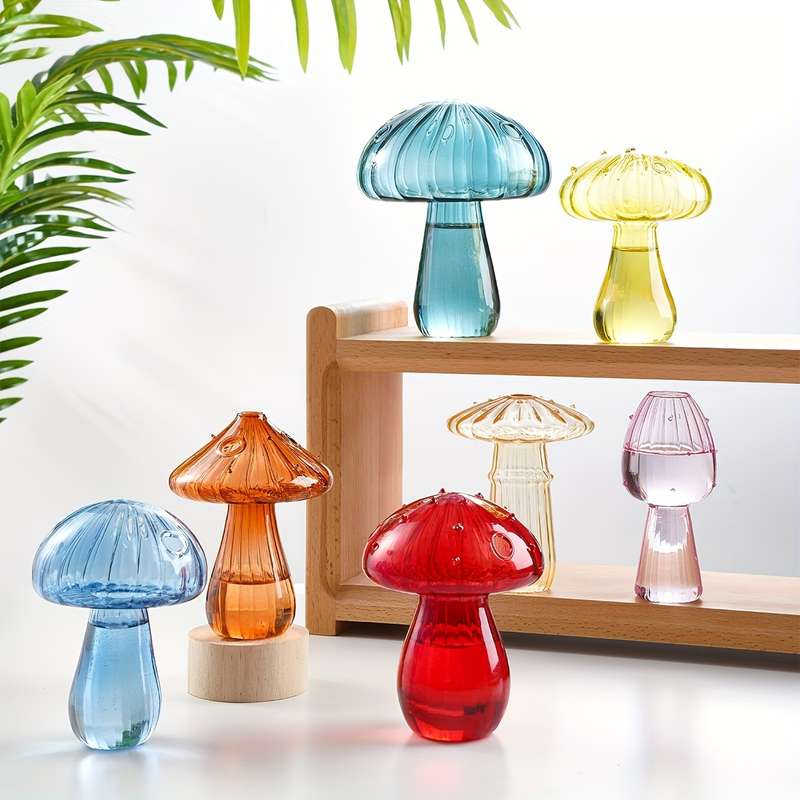 1pc Handmade Mushroom Flower Vase