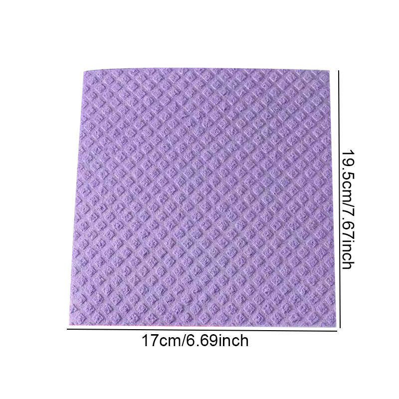 Cleaning cellulose sponge cloth