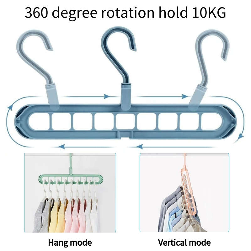1pc Magic Pant Rack with 9 Ports