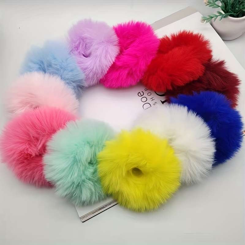 Minimalist Style Solid Color Hair Tie