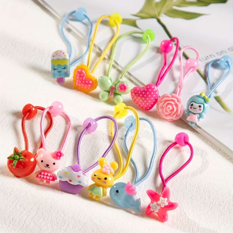 Cartoon Pattern Hair Ties