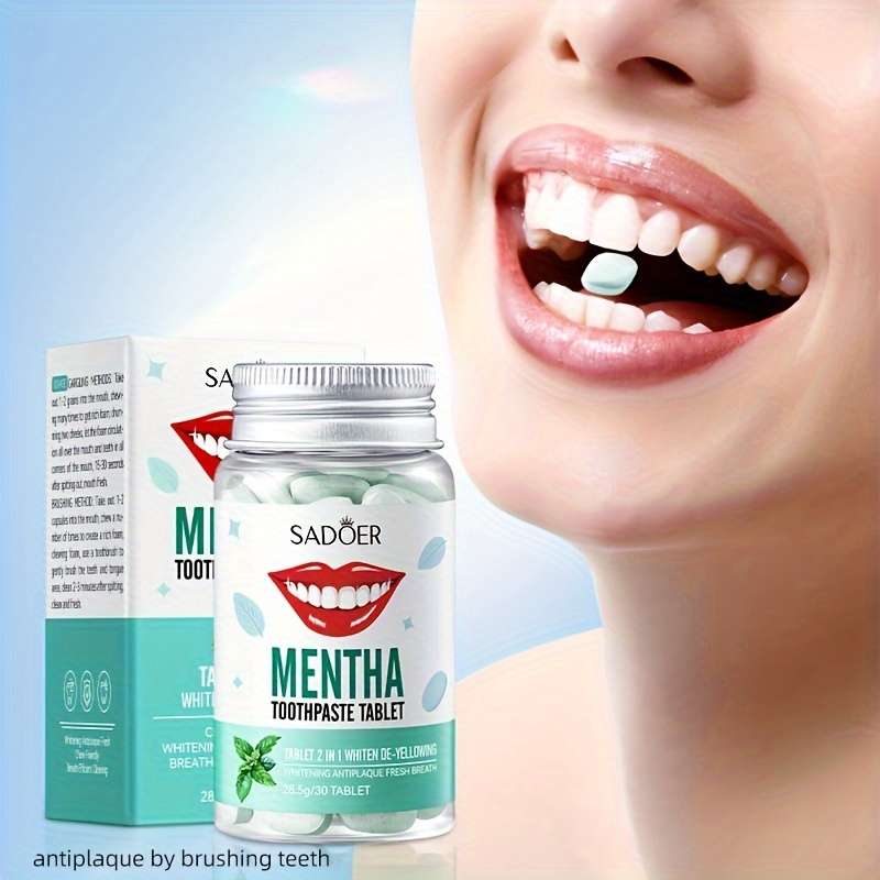 SADÖR MENTHA Toothpaste Tablets