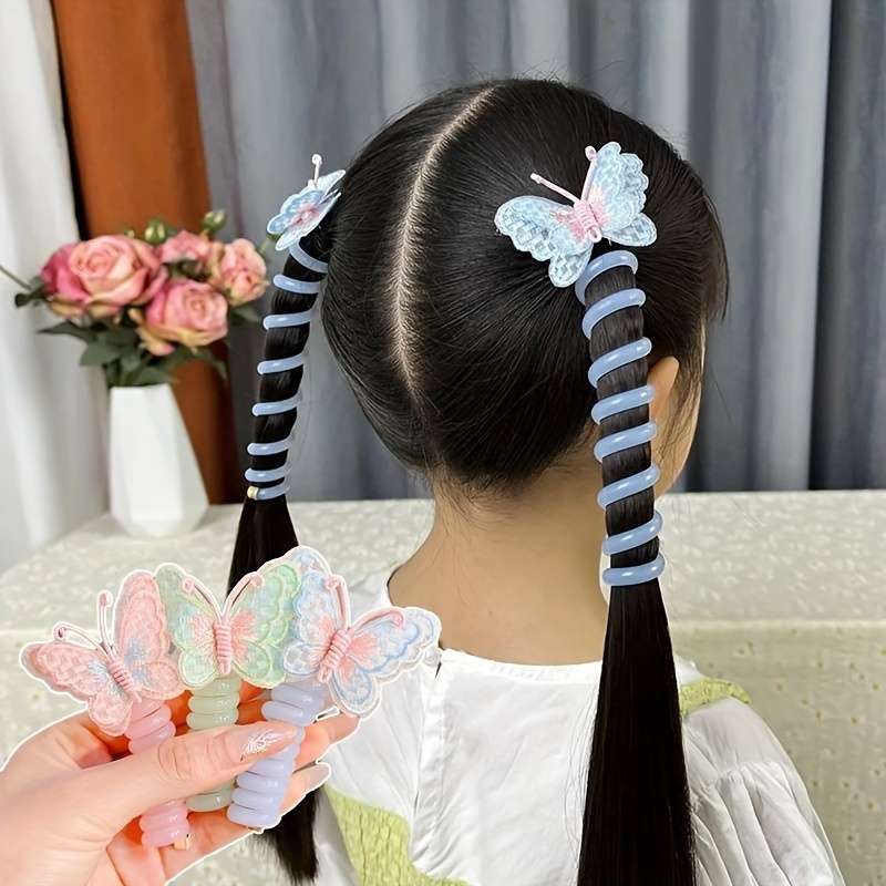 Cute Butterfly Hair Ties for Girls