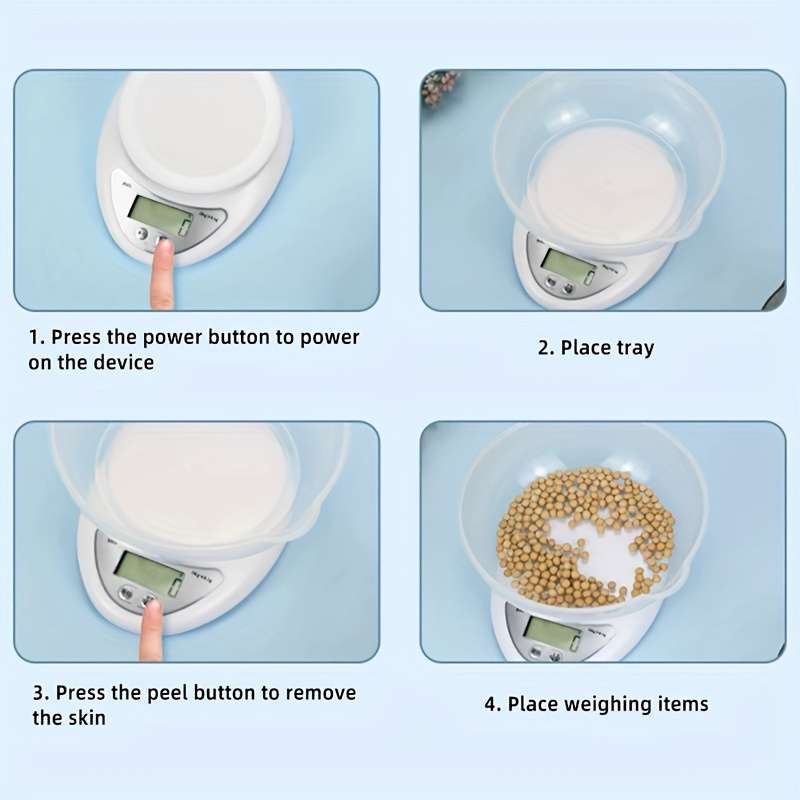 1pc New Portable Digital Scale 5kg/1g