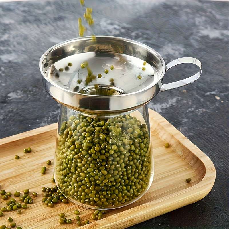 2pcs Stainless Steel Funnel Set For Mason Jars