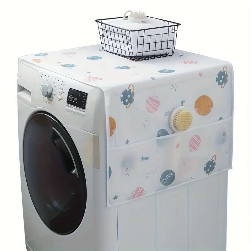 Refrigerator Dust Cover with Storage Bag