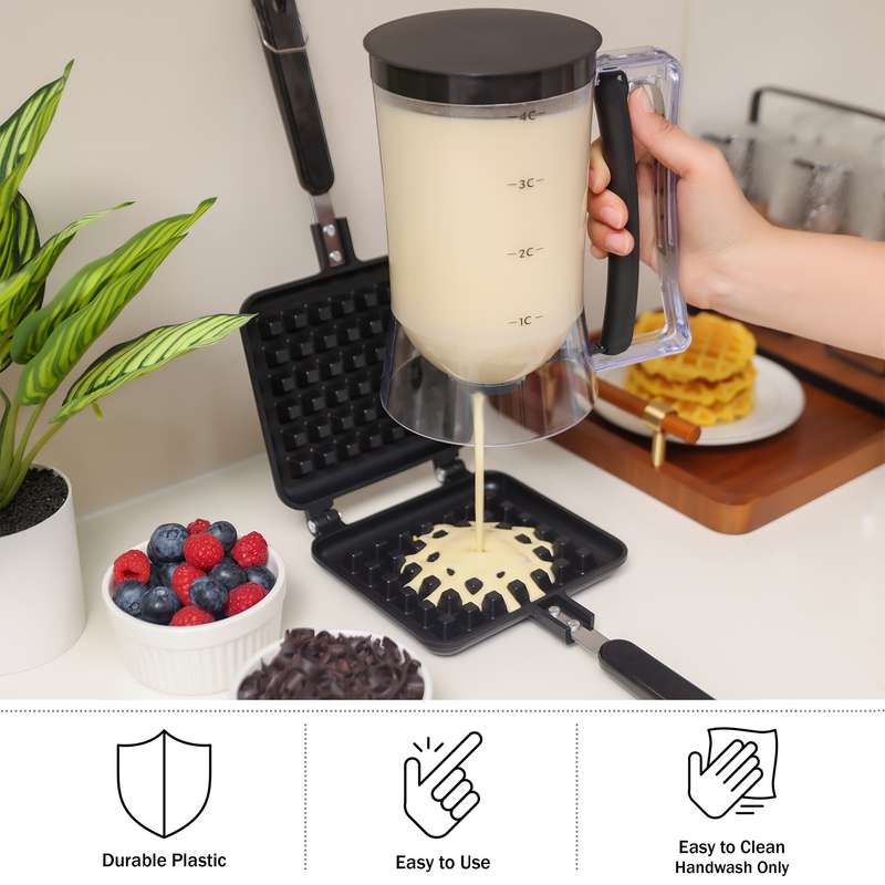 1pc  Non-Stick Plastic Cupcake Batter Dispense