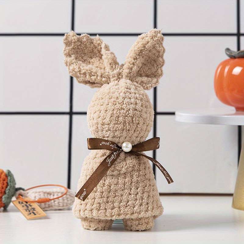 Plush Towel With Bunny Design