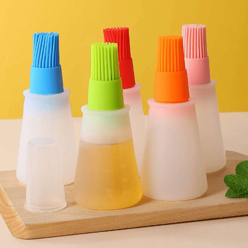 1pc Silicone Oil Brush with Oil Can and Oil Box Set