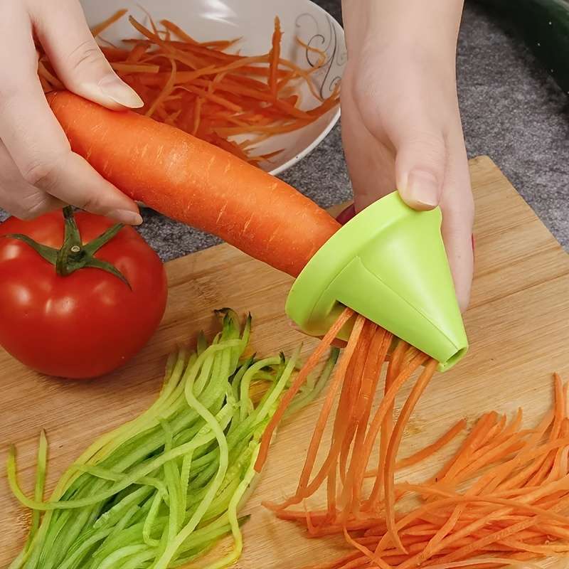 1pcs Rotary Spiral Vegetable Cutter