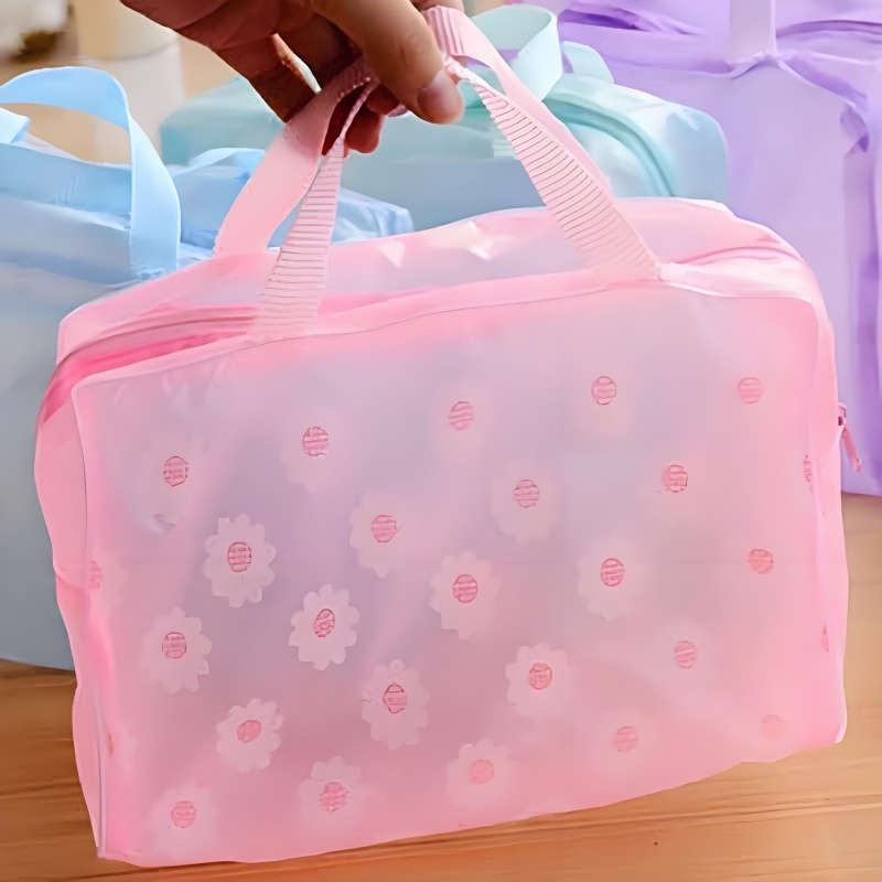 5pcs Waterproof PVC Cosmetic Bag Set