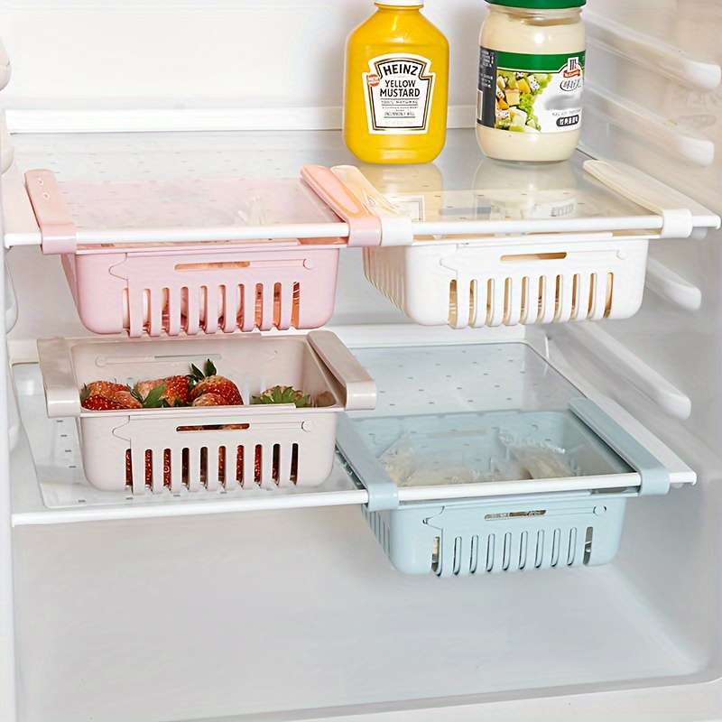 3PCExpandable Kitchen Refrigerator Organizer