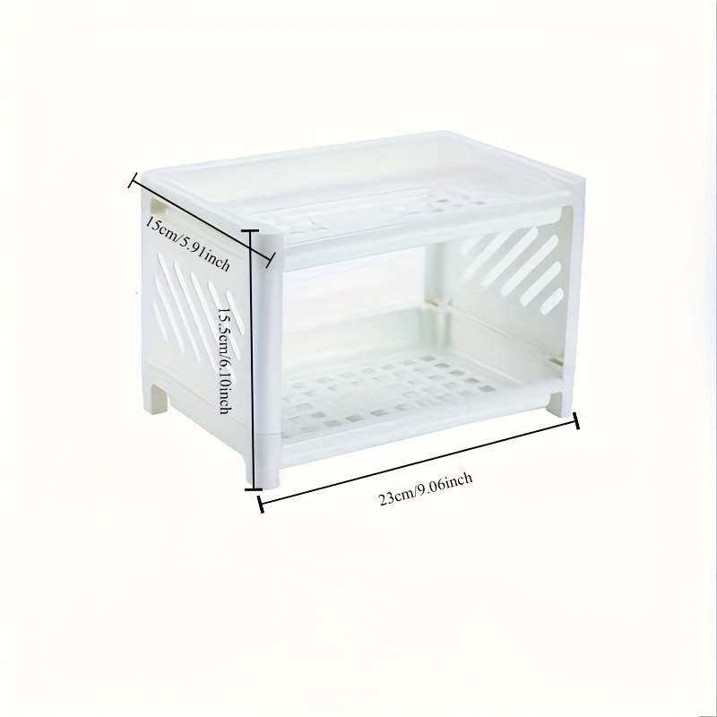 2-Tier PP Storage Rack