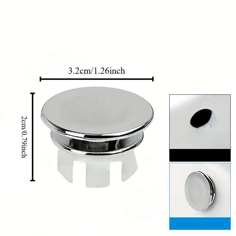 2pcs Double Ring Sink Overflow Covers